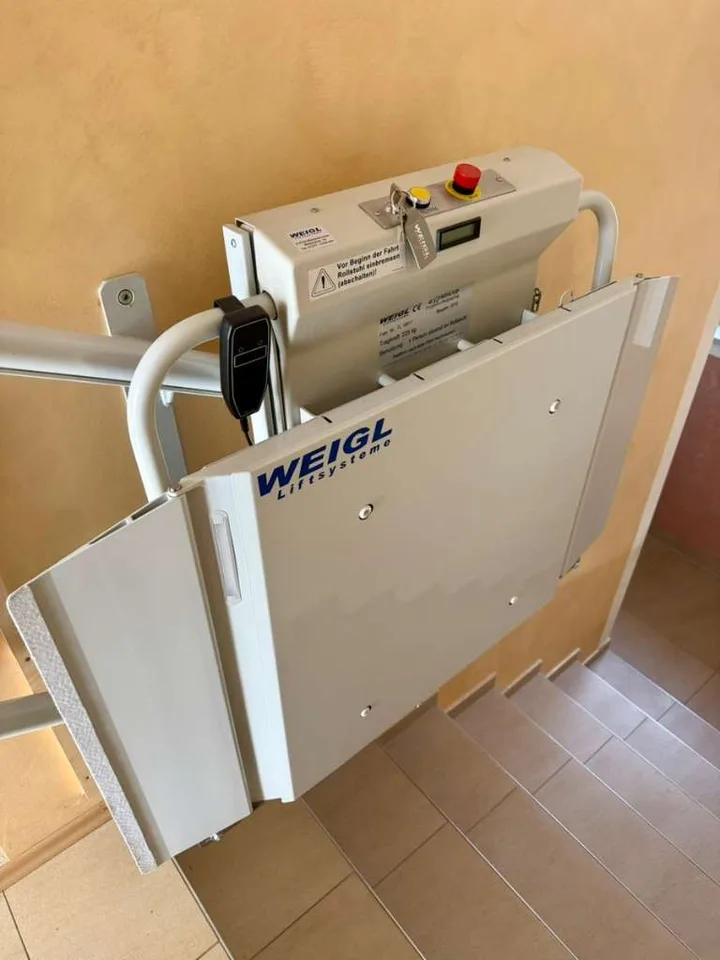 Platform Lift stairlift installation in Pearland, TX — Pearland — vertical platform lift for a wheelchair-using veteran, HISA-funded — photo 3
